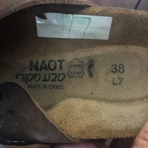 Naot Brown Leather Shoes Size 7 - Picture 6 of 8